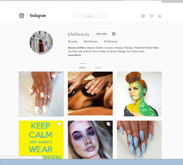BFEI Beauty Department is now on Instagram…......